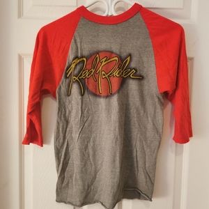 Vintage 80s Red Rider/Tom Cochrane tour Raglan